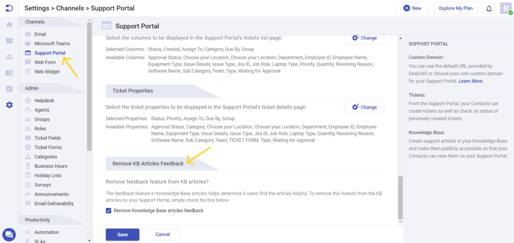 remove-knowledge-base-article-feedback-desk365