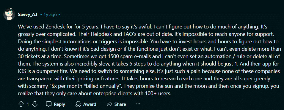 zendesk review